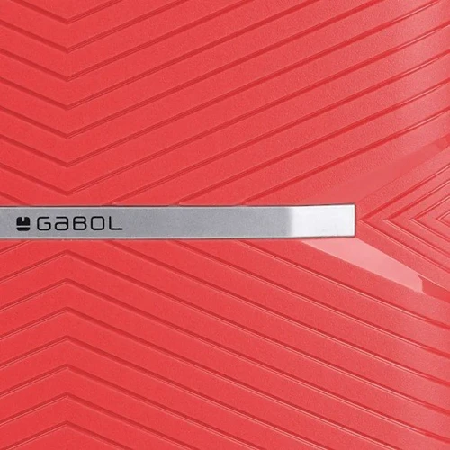 Чемодан Gabol Kume (L) Coral коралловый (123547-036)/(123501-036): Застежка Молния