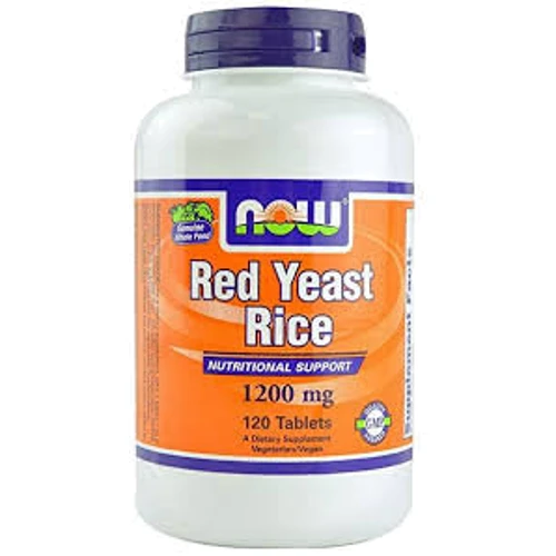 NOW Foods RED YEAST RICE EXTRACT 1200 MG 120 TABS Червоний дріжджовий рис екстракт