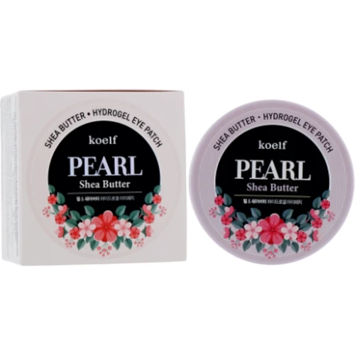 Koelf Pearl Shea Butter Eye Patch Гидрогелевые патчи для глаз с жемчугом 60 шт.: Назначение Увлажнение