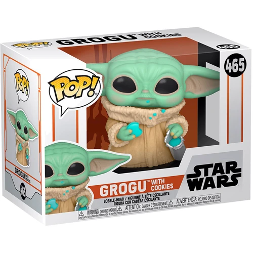 Игровая фигурка Funko Pop! серии Мандалорец Малыш Грогу с печеньем (54531): Пол Для мальчиков