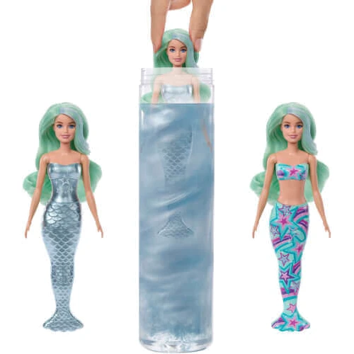 Лялька-сюрприз Barbie Таємниці моря Кольорове перетворення (HRK12) фото 6