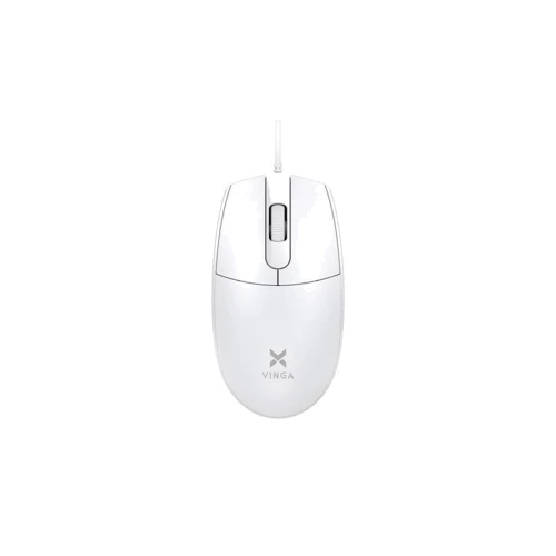 Мышь Vinga MS-110 White: Эргономика симметричная для левшей