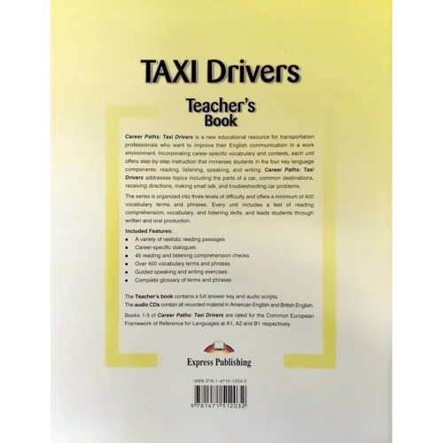 Career Paths: Taxi Drivers: Teacher's Book: Производитель Express Publishing