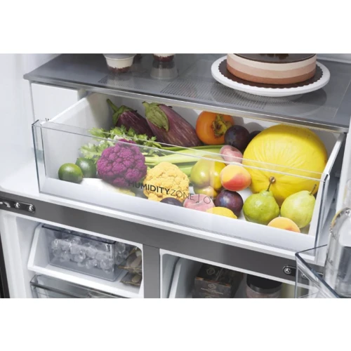 Холодильник Side-by-Side Haier HCW58F18EHMP: Размеры ВxШxГ, см 177.5х83х69.7