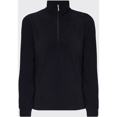 Толстовка CMP Woman Fleece Sweat (3G27836-U901) 48 (40) черная