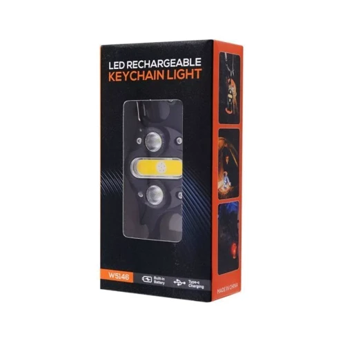 Фонарь туристический LED W5146 с Type-C (38292): Количество режимов 7