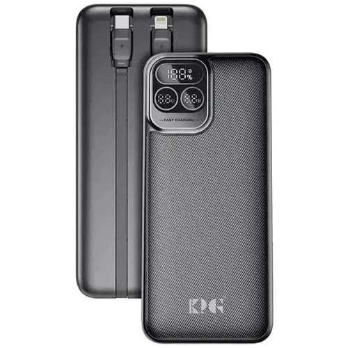 Внешний аккумулятор King Power Bank 30000mAh QC3.0 LED 2 in 1 22.5W Black (KPG-301): Емкость батареи, мАч 30000