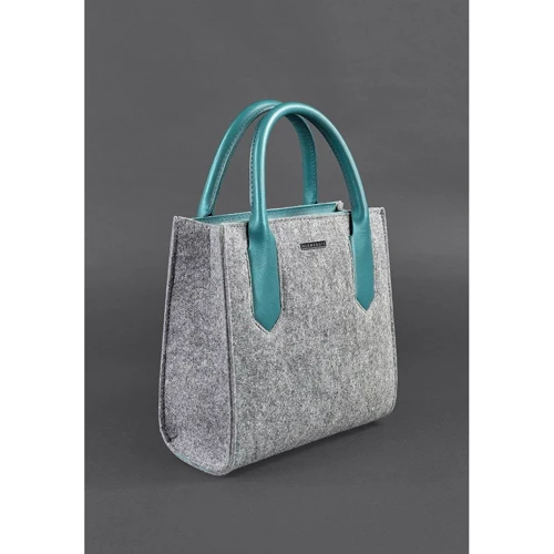 Женская сумка тоут BlankNote Blackwood серая (BN-BAG-28-felt-tiffany): Пол Женский
