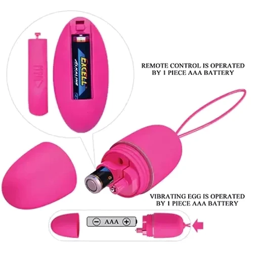 Виброяйцо Pretty Love Selkie Wireless Egg Pink