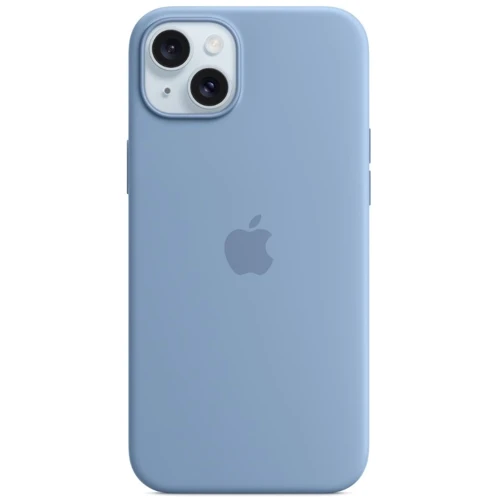 Чехол для iPhone Apple for iPhone 15 Silicone Case with MagSafe Winter Blue (MT0Y3) 
