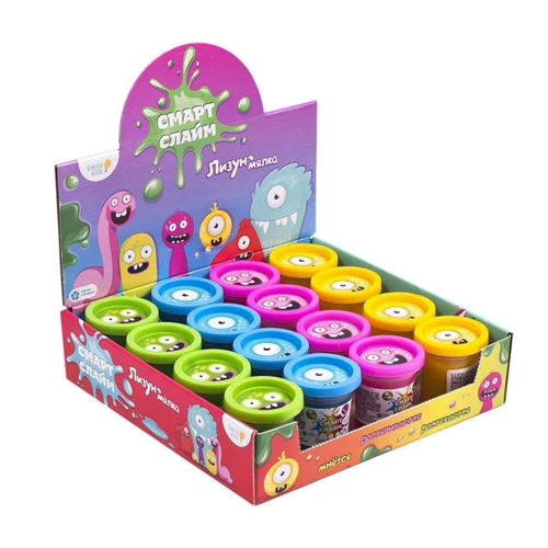Игрушка GENIO KIDS Лизун-мялка, SLI01-3 Голубой