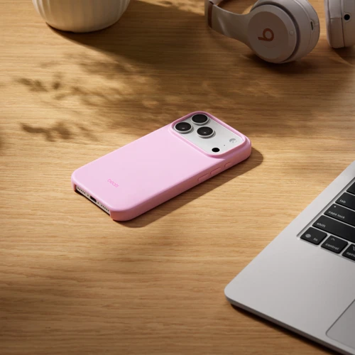 Чехол для iPhone Beats iPhone 17 Pro Case with MagSafe and Camera Control - Pebble Pink (MGKF4)
