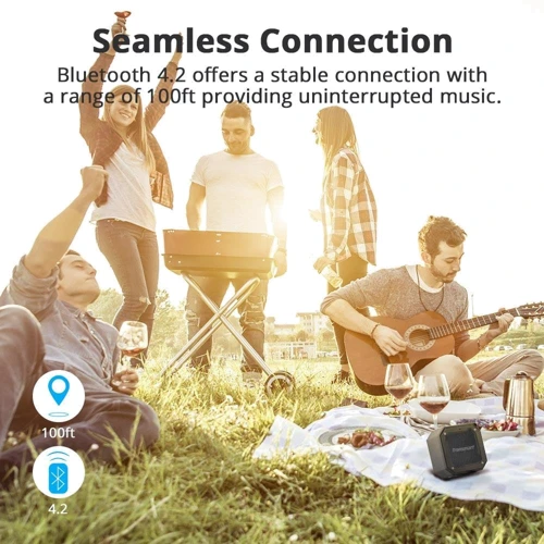 Акустика Tronsmart Element Groove Bluetooth Speaker Black: Питание аккумулятор