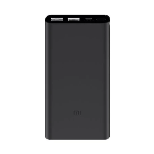 Зовнішній акумулятор Xiaomi Mi Power Bank 2i (2S) 10000mAh Dual USB Quick Charge 2.0 Black (PLM09ZM)