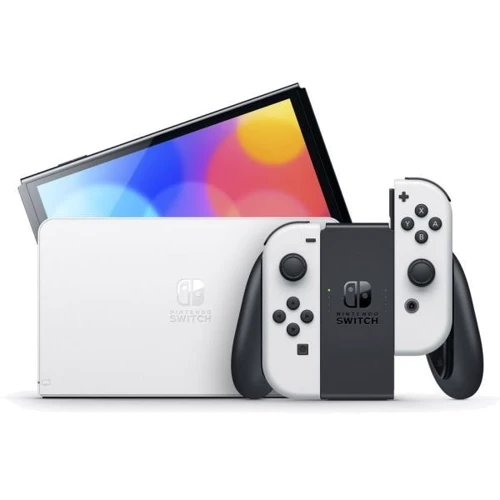 Игровая приставка Nintendo Switch OLED with White Joy-Con: Объем памяти 64 ГБ