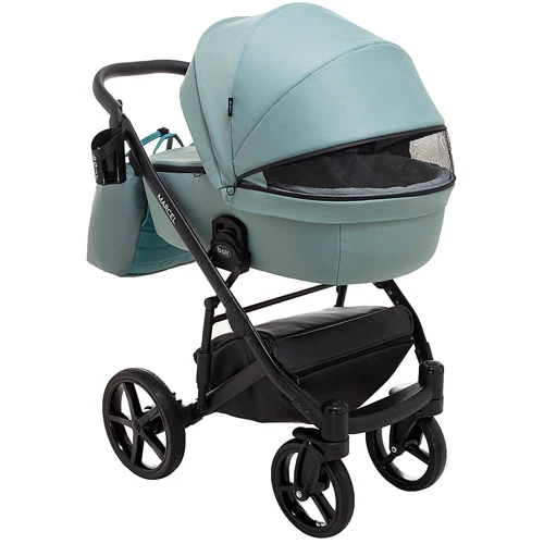 Коляска 2 в 1 Bair Marcel Soft BM-028 нефрит: Материал колес резина