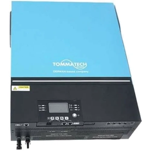 Гибридный солнечный инвертор (hybrid) Tommatech 3.6kW HV 24V 80А MPPT 120-450В (TT-3.6K HV 24V MPPT)