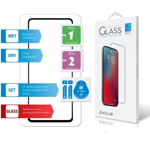 Аксесуар для смартфона ACCLAB Tempered Glass Full Glue Black для Samsung A536 Galaxy A53 5G фото 6