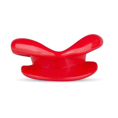 Силіконова капа-розширювач для рота у формі губ / капа-губи XOXO Blow Me A Kiss Mouth Gag - Red