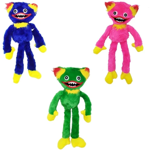 Игрушка мягкая Bambi Хаги Ваги и Киси Миси 1133-1 огненые ушки из Poppy Playtime 40 см (Розовый)