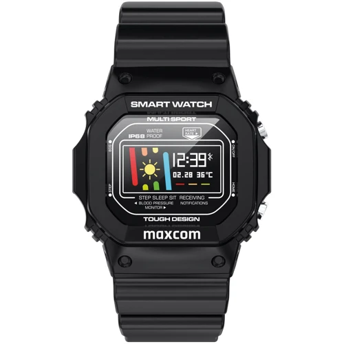 Смарт-часы Maxcom Fit FW22 CLASSIC Black: Особенности Влагозащищенные