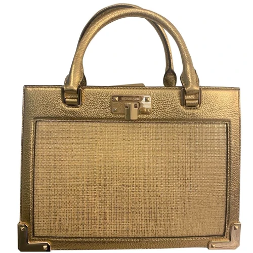 Женская сумка тоут Michael Kors золотистая (192877346742)