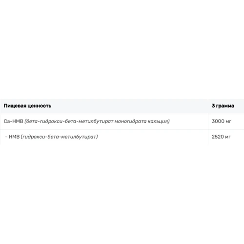 Послетренировочный комплекс BioTech Ca-HMB 3000 200 g /66 servings/ Unflavored: Тип Комплекс после тренировки