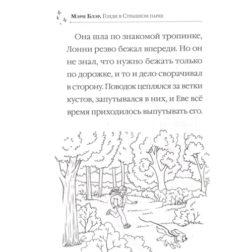 Мэри Блэр. Голди в страшном парке: Обложка Твердая