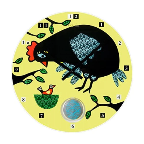Настінний годинник NeXtime Курочка-несушка 43 см (8132)