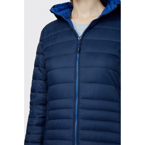 Куртка CMP Woman Parka Zip Hood 3Z18976-05ND 44 (36) синяя демисезон с капюшоном: Длина рукава Длинный