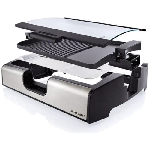 Электрогриль Silver Crest STGG 1800 A1 Tisch-grill: Размеры поверхности, см 35x25