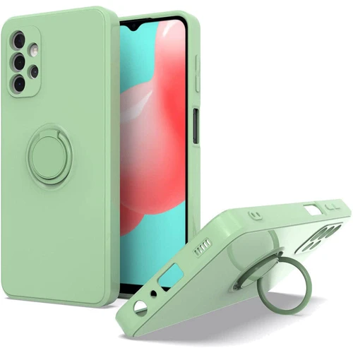 

Tpu Case Candy Ring Full Camera Mint for Samsung A725 Galaxy A72 / A726 Galaxy A72 5G