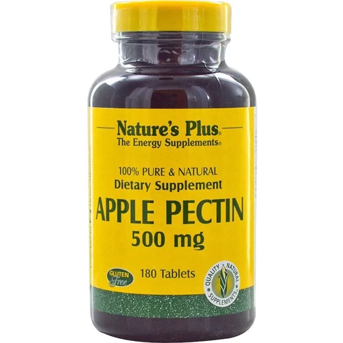 Nature's Plus Apple Pectin 500 mg 180 Tabs Яблочный пектин