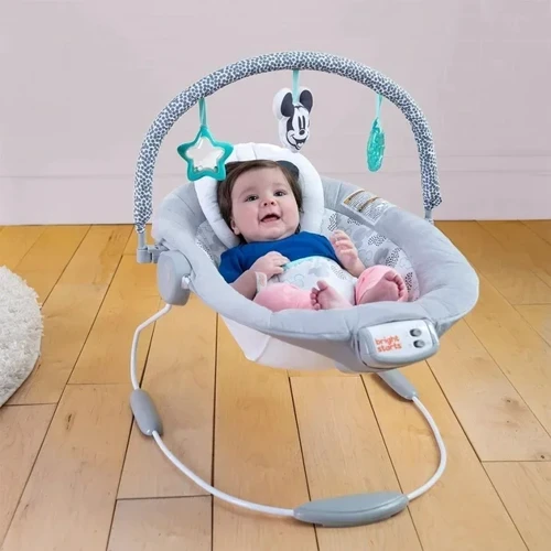 Шезлонг Bright Starts Mickey Mouse Cloudscapes (12537) (074451125377): Возраст с рождения