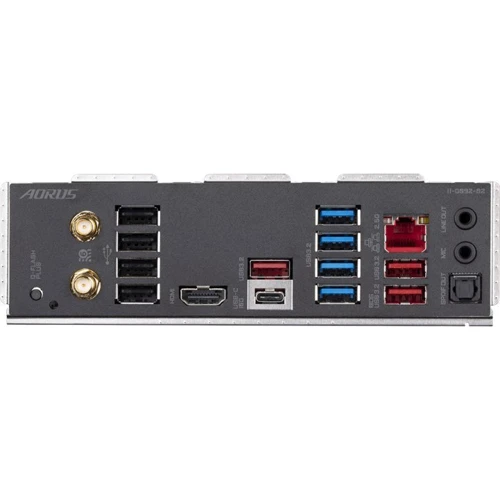 GIGABYTE B650 AORUS PRO AX: Разъемы на задней панели USB 3.2 Gen 2, USB 3.2 Gen 1, USB Type-C, USB 2.0, Ethernet RJ-45, HDMI