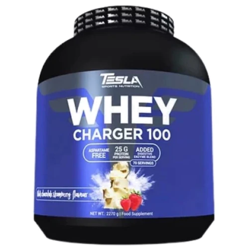 Протеин Tesla Nutrition Whey Charger 100 2270 g / 70 servings / Chocolate Strawberry