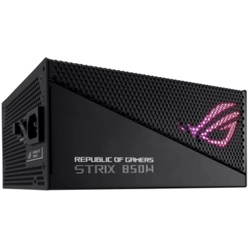 Блок питания ASUS ROG STRIX 850W 80+ Gold (ROG-STRIX-850G-AURA): Вентилятор нижней стенки 1x135 мм