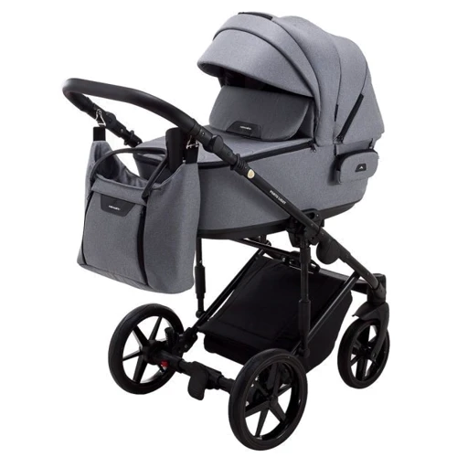Коляска 2 в 1 Adamex Porto Light Tip TK-60 Темно-сірий (625703): Кількість блоків 2
