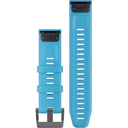 Ремінець Garmin QuickFit 22 Watch Bands Cyan blue silicone (010-12740-03): Колір синий