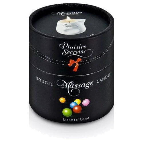 Массажная свеча Plaisirs Secrets Bubble Gum (80 мл)