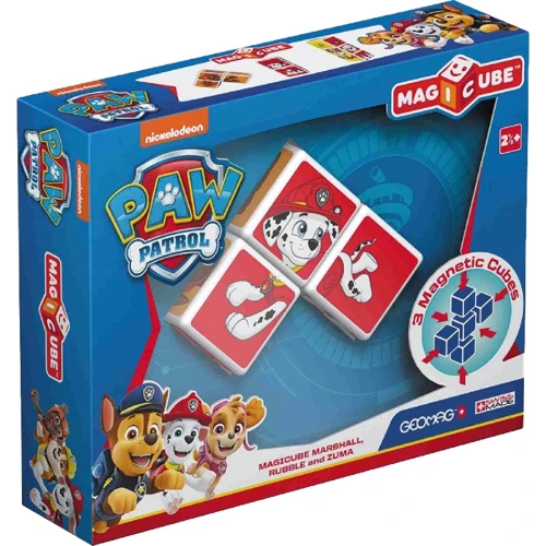 Geomag MAGICUBE PawPatrol - Marshall, Rubble and Zuma | Магнитные кубики "Щенячий патруль"