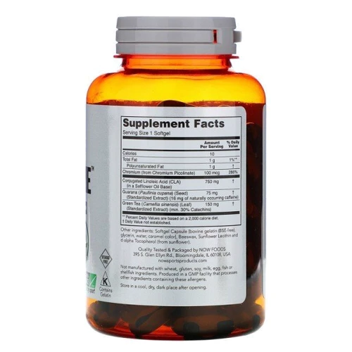 Жиросжигатель NOW Foods CLA Extreme Конъюгированная линолевая кислота 90 гелевых капсул: Пол Унисекс