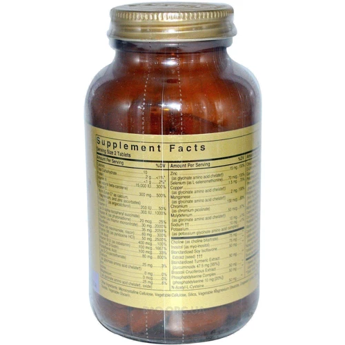Solgar Omnium Multiple Vitamin and Mineral Formula Iron-Free 100 Tablets: Тип Мультивитамины
