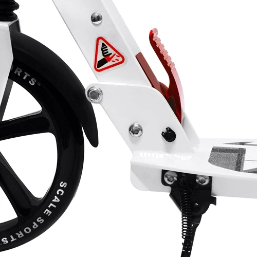 Двоколісний самокат Scale Sports SS-04 White Дисковий гальмо: Конструкція рами складна