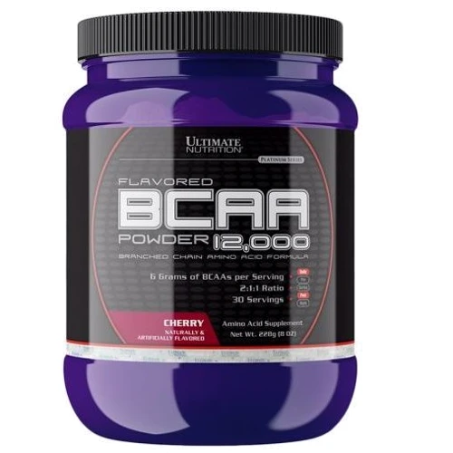 Аминокислота для спорта Ultimate Nutrition Flavored BCAA 12,000 Powder 228 g /30 servings/ Cherry