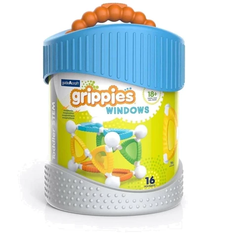 Конструктор Guidecraft Grippies Windows, 16 деталей (G8315): Количество деталей, шт. 16