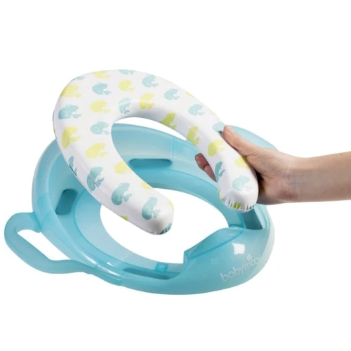 Накладка на унітаз Babymoov Potty Frog з блакитною ручками (B027008): Колір голубой