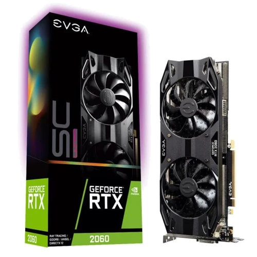 Видеокарта EVGA GeForce RTX 2060 SC Ultra Gaming (06G-P4-2067-KR)