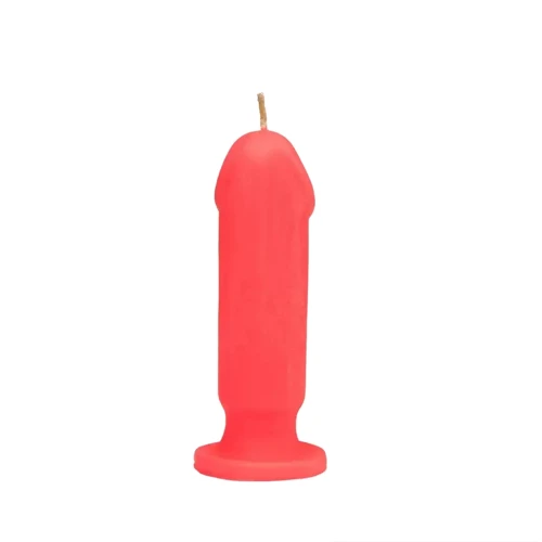 Свеча LOVE FLAME - Dildo S Red Fluor, CPS04-RED