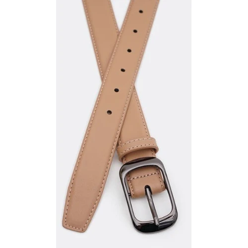 Женский ремень Borsa Leather бежевый (CV1ZK-158be-beige): Пол Женский